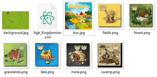 game template folder example